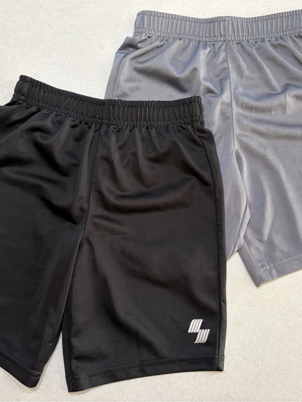 The Children's Place Black and Gray Athletic Shorts - 2-Pack